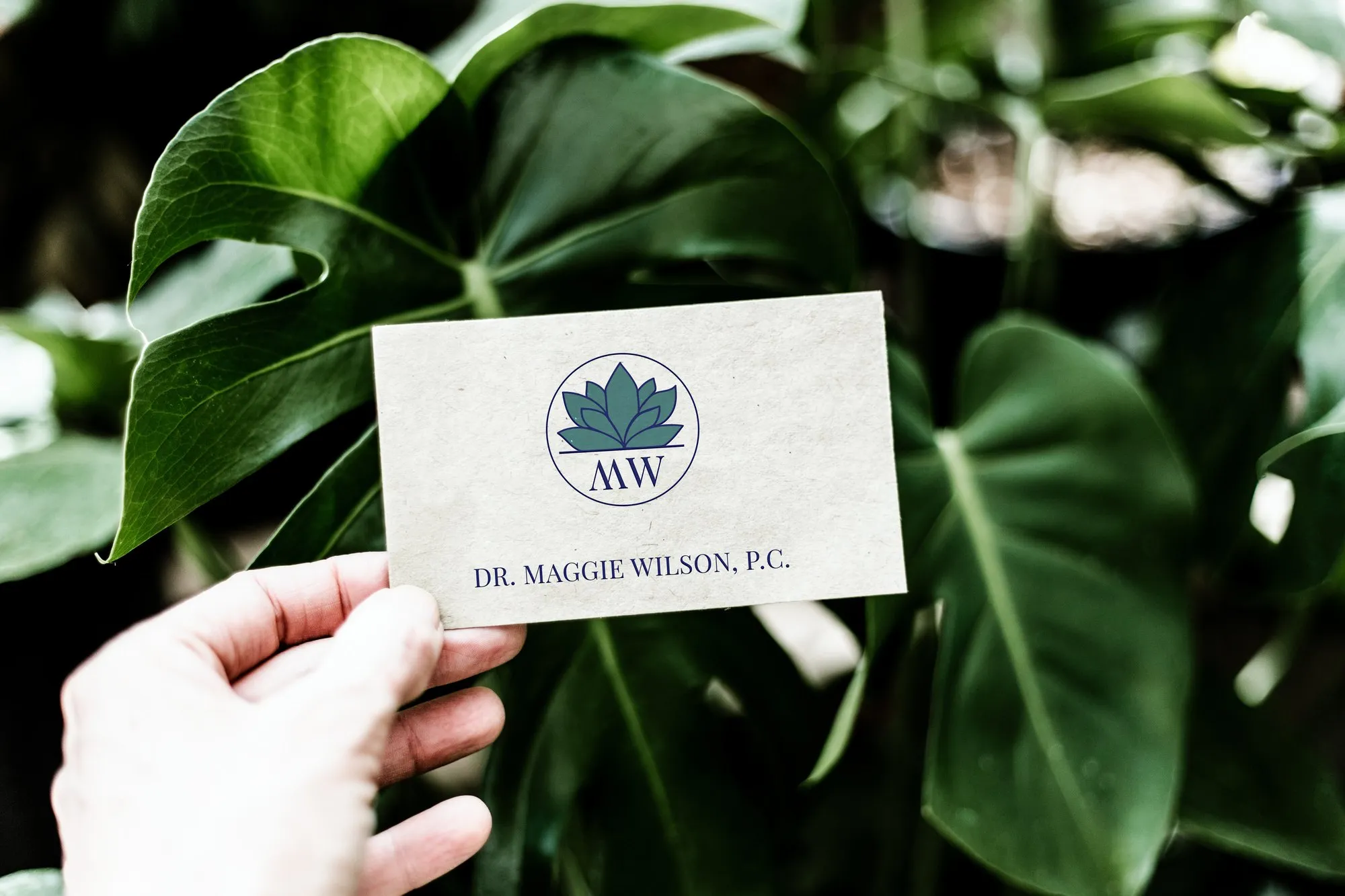 MW logo mockup