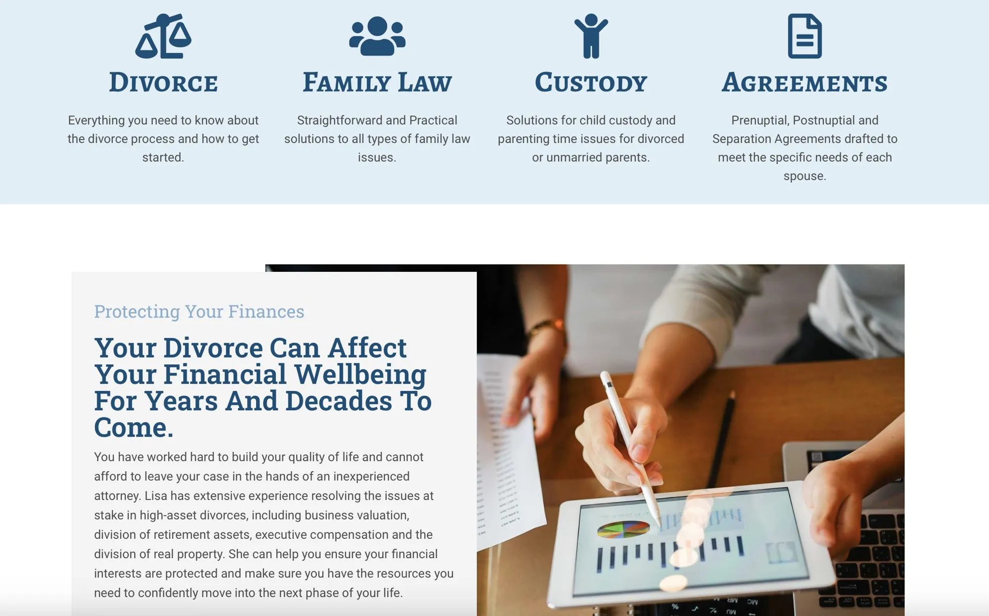 Website homepage